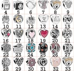 925 STERLING Gümüş Yüksek Kaliteli Taşlar Charm Boncuk Kolye Fit DIY Bilezik Moda Kadınlar Orijinal Takı Özel Doğum Günü Hediyesi4110335