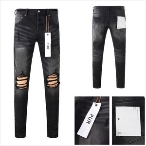 Lila Jeans Denimhose Herren Jeans Designer Jean Men Black Hosen High-End-Qualität Straight Design Retro Streetwear Casual Swatpants Designer Jogger Pant