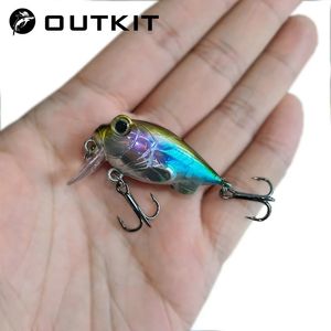 Outkit 1pcs Design giapponese Pesca dura esca Mini manovella 4CM52G per il pesce persico per bassi che affondano crankbait Pesca 240430