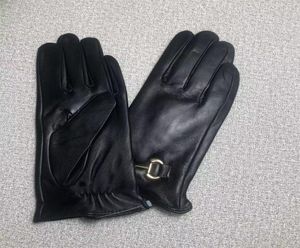 100 Luvas de pele de ovelha e lã de lã para celular Tela de toque de couro Lunes do inverno Aquecimento FiveFinger Gloves9418989