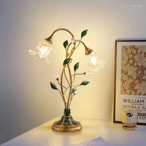 Table Lamps TEMAR Contemporary Lamp French Pastoral LED Creative Flower Living Room Bedroom And Study Home Decoration Desk