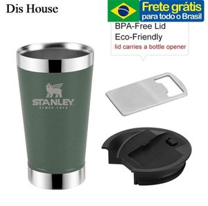 Copo Trmico 20oz Double Wall Metal Stainless Steel Vacuum Insulated Beer Tumbler With Opener 47l Garrafa Caneca 220119284H4614218