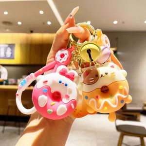 Creative Donut Animal Bag Pendant Keychain Car Pendant Doll Cartoon Keychain Doll Gift