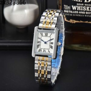 WomenWatch Catier Watch Carteras Moissanite Watch Square Watches Casiowatch modische und minimalistische Quadrat Römische Quarz Luminous Kalender Womens Watch