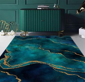 Carpets Luxury Teal Rug For Living Room Coffee Table Bedside House Decoration Bedroom Big Floor Mat Kitchen Custom CarpetCarpets4179893