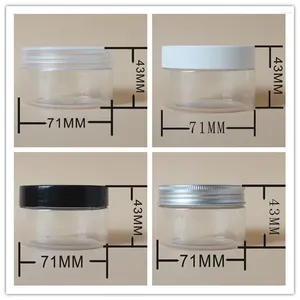 Garrafas de armazenamento 40pcs/lote 100g Creme de plástico Jar