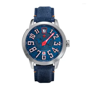 Wristwatches RED STAR 1963 One Hands Automatic Mechanical Watch China Aviation Pilots Sapphire Luminous Clock