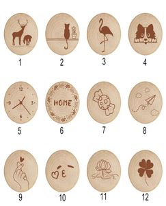 Blank DIY Wooden Round Shape Beer Bottle Opener Coaster Fridge Magnet Decoration Magnetic Refrigerator Magnets Multi Styles6240639