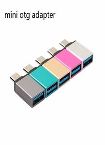 Mini Type C USB 31 OTG Male To USB Converter TypeC 30 Adapter Connector For Xiaomi Redmi Huawei Samsung Meizu LE1282502