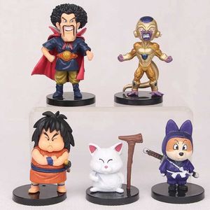 Action Toy Figures 10Set Anime Figures Son Goku Vegeta Broli Freezer Trunks Beerus Grand Sacerdote Figurina PVC Azione Modello Giocattoli Regali di Natale