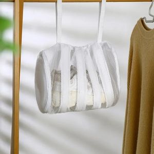 new Shoes Laundry Bags Sneaker Mesh Washing Bag Durable Zipper Shoe Cleaning Wash Machine Dryer Net Protector for Knitted Sock Shoe - for