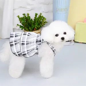 Dog Apparel Small Dress Cat Skirt Summer Pet Clothes Chihuahua Yorkshire Pomeranian Shih Tzu Maltese Schnauzer Puppy Dresses Costume XS