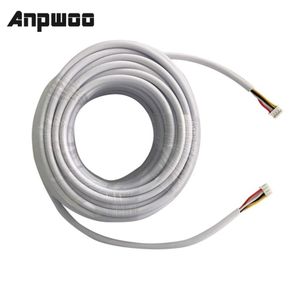 ANPWOO 15M 20M 30M 50M AVVR 4 Core Wire 4/0.12 Copper Line for Wired Video Intercom Video Door Phone Doorbell Intercom Cable