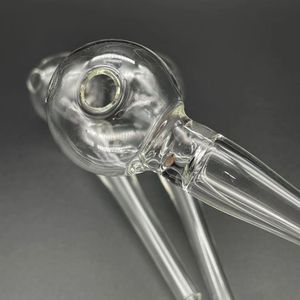 Pyrex Quartz Garias de vidro Pinco de queimador de vidro Big Bongud de água de vidro transparente para fumar Dab mangueira