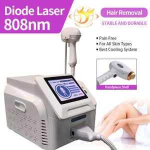 Salon piękna platynowa RF Usuwanie włosów 2000 W Diode Laser Cooling Head 3 Fale 808 755 1064 Nm Kobiety bezbolesne twarz Epilator Zimna terapia laserowa 522