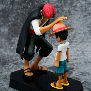 Action Toy Figures 18CM Cartoon One Piece Anime Luffy Shanks Model Statue Childrens PVC Action Figures Collection Decoratio Toys Gifts