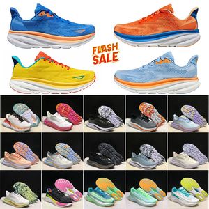 2024 Schuhe ein Bondi 8 Laufschuhe Frauen-Plattform Sneakers Schuhe Clifton 9 Männer Blakc White Harbor Herren Frauen Trainer Runnners 36-45