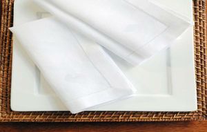 12шт белые салфетки для салфетки для вечеринки для свадебной таблицы ткани для салфетки хлопка 45x45 см и 30x50cm4538486
