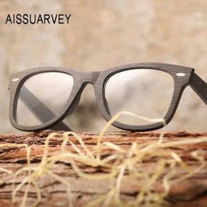 サングラスフレーム男性用の木製メガネ手作りの光学眼鏡フレーム長方形ビンテージ処方箋デザイナーアイウェアビッグクラシック