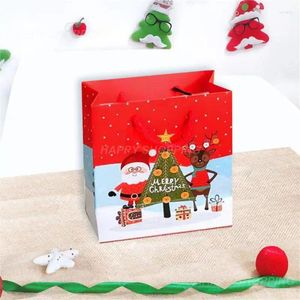 Juldekorationer Födelsedagsförpackningspåse handväska icke-vävt tyg semester dekoration år presentförpackning gåvor väskor