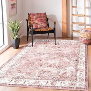 Teppiche rosa Persischer Teppich für Wohnzimmer Nacht