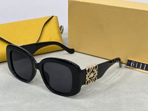 Owalne kwadratowe okulary przeciwsłoneczne kobiety mężczyźni kobiety luksusowe marka projektant mody 6111 okulary przeciwsłoneczne unisex Wysokiej jakości okulary przeciwsłoneczne okulary damskie szklanki loe6111