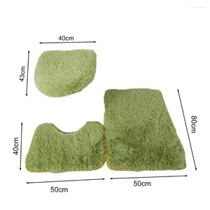 Bath Accessory Set Absorbent Toilet Mat Luxurious Bathroom Rug With Non-slip Mats For Home Decor Soft Contour Ultimate