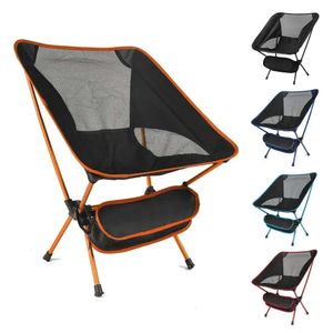 Furniture 2024 Detachable Camp Ultralight Portable Lightweight Chair Folding Extended Seat Fishing Camping Home BBQ Garden Hiking 231101 ing