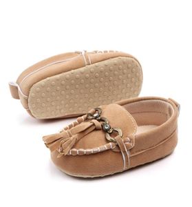 Novo estilo de moda estilo recém -nascido Baby Shoes meninos meninas unissex xadrez lisada de sola mole sola