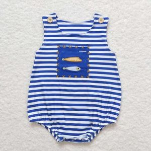 Set di abbigliamento set di abbigliamento ricamo a maniche corte ovest di peschere boutique boutique set rts saltiglia estate abiti da bambino pagliaccio