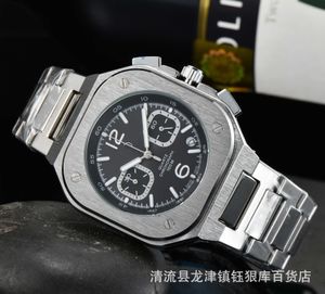 Watch watches AAA 2024 commodity mens steel band 5-pin functional quartz watch