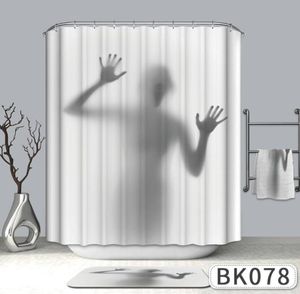 Fashion Creative Sexy Girl and Women Shadow Silhouette Bath Shower Curtain Waterproof Badrumsgardin Hemdekoration4379134