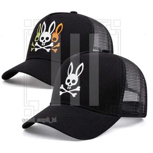 Ball Designer Caps Bad Bunny Embroidery Men Women Trucker High Quality Hat Fashion Baseball Caps Shade Mesh Black and White Beanie 336