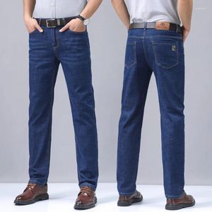 Herren Jeans hochwertige Sommer -Denim -Elastizitätsgeschäft Straight Hosen Mode Ankunft komfortable tägliche Hose