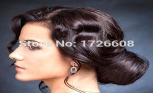 Ny drottning peruca stylingverktyg syntetiska falska hårbulle peruk hår chignons rulle hepburn hårstycke klipp i bullar toupee för kvinnor6628169