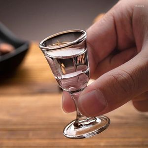 Kieliszki do wina 8 mlx6pcs styl przyjazdu picie szklane przyjęcie kubki wódki tequila serdeczne espresso alkohol s napoje