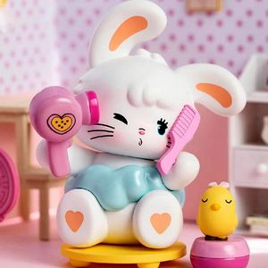 Oryginalne Mikko zostaną w domu Serie Blind Box Kawaii Cartoon Anime Figures Kolekcja Pink Doll Creative Desktop Model Girls Toy 240426