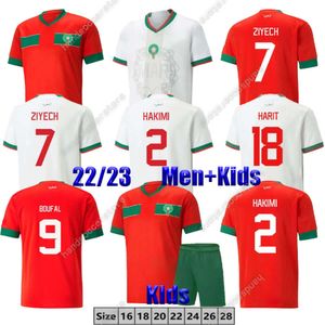 22 23 Morocco 축구 유니폼 8 Onahi World Football Shirt 22/23 전국 태국 품질 저지 Belhanda 10 Boufal 9 Ziyech 7 Benatia 5 Boutaib 13 Boussoufa 14 Harit