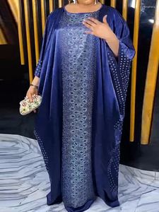 Etnik Giyim Zarif Parti Elbiseleri Kadınlar İçin 2024 Afrika Dubai Müslüman Abayas artı Boubou Africain Femme Düğün Akşam Elbisesi