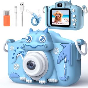 Verbesserte Kinder Jungen Mädchen P High Definition Selfie Digitalkamera Spielzeuggeschenk 20MP 21x Zoom schwarz