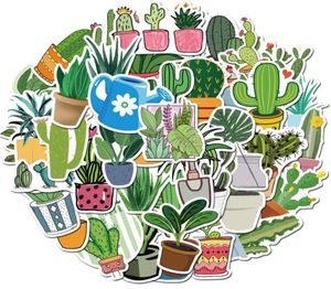 50 PCS Mixed Graffiti Stickers Cactus Green Plants para Skateboard Laptop Helmet Pad Pad Biciclo Motorcycle PS4 Notebook Guita1980867