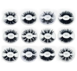 8D 25 mm fluffy mink lashes wispies fake eyelashes extension cruelty handmade lash wispy faux cils thick makeup tools eyes9440586