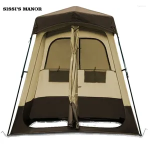Палатки и укрытия 2 -х мест 2Persons Многофункциональный гидравлический изменяющийся палатка Сильная душевая туалетная заправка. Внешняя подвижная ловкая рыбалка WC на открытом воздухе