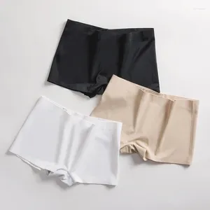 Women's Panties Seamless Underwear Women Sexy Solid Lady Comfortable Boxers Breathable Shorts Intimates Mid Waist Briefs