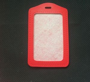 100PCS Credit Card Holders Without Zipper Bus ID Holders Identity Red Yellow Blue Badge7768215