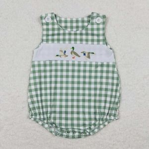 Clothing Sets Duck Embroidery Kids Romper Cute Spring Baby Clothes Girl 0-24month