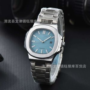 Watch watches AAA 2024 Mens Stainless Steel 3-Pin Calendar Scan Versatile Second Movement Watch