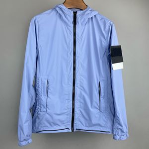 مصمم العلامة التجارية Topstoney Mens Jackets عرضية مقنعين كلاسيكيات سترة الجزيرة شارة الجزيرة