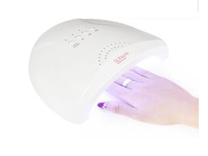 SONONE 48W LED UV Lâmpada de unha Secador de unhas para cura Gel Polish Art Tool Fingernail Poneenail 5s 30s 60s Manicure Machine7821985