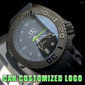 Wristwatches 42mm SKX007 Watch Luxury Automatic Mechanical Sapphire Case Daily Can Custom Logo Watches NH36 Movement Rubber Watchband